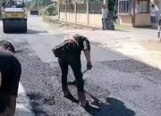 Prioritas Infrastruktur, Jalan Amal Mulia Pekanbaru Mulai Diaspal Ulang