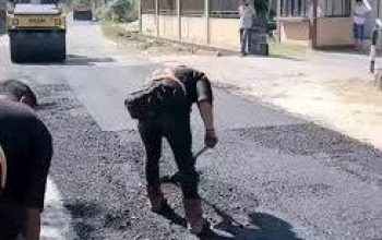 Prioritas Infrastruktur, Jalan Amal Mulia Pekanbaru Mulai Diaspal Ulang