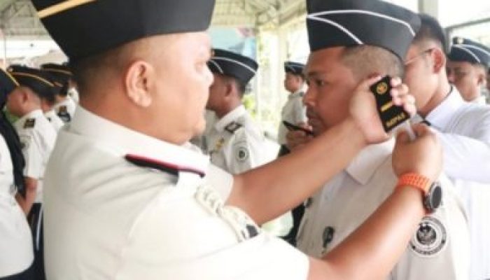 Apel Pagi Lapas Pasir Pangarayan Diwarnai Kenaikan Pangkat 21 Pegawai