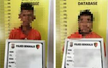 Kurang dari 24 Jam, Polsek Mandau Tangkap Dua Pelaku Narkoba di Air Jamban