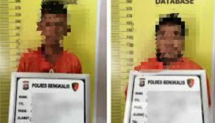 Kurang dari 24 Jam, Polsek Mandau Tangkap Dua Pelaku Narkoba di Air Jamban