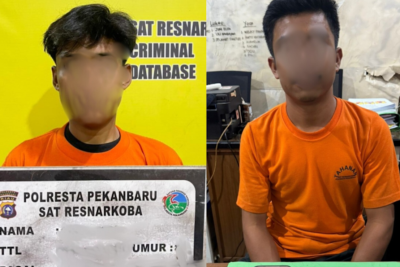 Satresnarkoba Polresta Pekanbaru Ungkap Kasus Narkoba, Dua Orang Diamankan