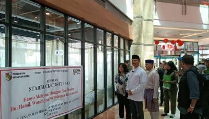 Sidak di Mall SKA dan Living World, Satpol PP Ingatkan Kewajiban Izin Operasional