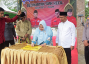 Safari Ramadan di Siak Kecil, Bupati Kasmarni Resmikan Taman Dayang Senandung