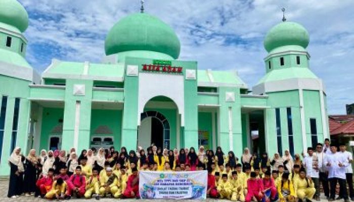 Sinergi Pendidikan Islam di Bengkalis, Dua Sekolah Gelar Dhuha hingga Tausiah Ramadhan
