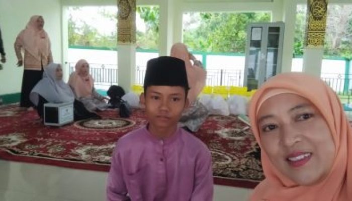 Siswa MTs YPPI Bengkalis Dapat Santunan Program Ramadan Berbagi
