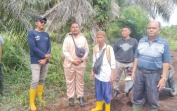 Sengketa Lahan di Area PT Meskom, Jenba dan Kuasa Hukum Lakukan Peninjauan Bersama Polda Riau