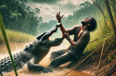 Tragis, Pemancing di Inhu Ditemukan Tewas Dimangsa Buaya