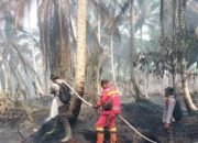 Hotspot Terdeteksi di Tempuling, Polisi dan Tim Gabungan Lakukan Pendinginan