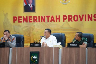 Plt Gubri Pimpin High Level Meeting TPID, Pastikan Harga Bahan Pokok Stabil