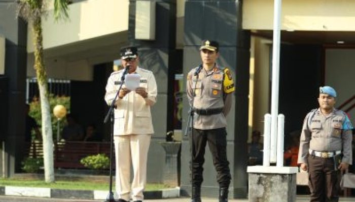 Bupati Kuansing dan Kapolres Pimpin Apel Operasi Ketupat Lancang Kuning 2026 Jelang Idul Fitri