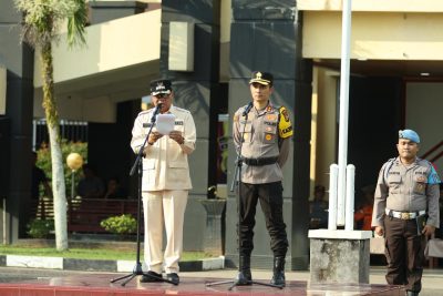 Bupati Kuansing dan Kapolres Pimpin Apel Operasi Ketupat Lancang Kuning 2026 Jelang Idul Fitri