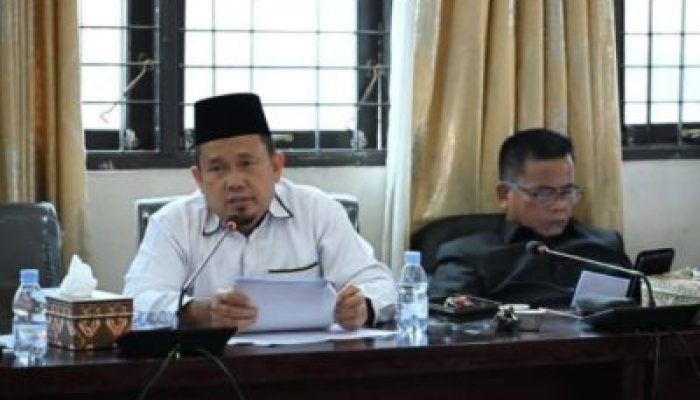 Ranperda APBD 2026 Dievaluasi, DPRD Rohul Gelar Rapat Bersama Pemkab
