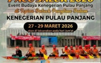 Sambut Lebaran, Festival Pacu Jalur Pulau Panjang Kuansing Perebutkan Hadiah Rp30 Juta