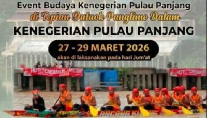 Sambut Lebaran, Festival Pacu Jalur Pulau Panjang Kuansing Perebutkan Hadiah Rp30 Juta