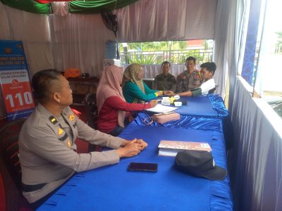 Mudik Lebaran 2026, Pemudik di Tempuling Bisa Cek Kesehatan Gratis di Pos Polisi