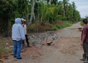 Pemkab Inhil Lakukan Penanganan Lanjutan Jalan Parit Guntung
