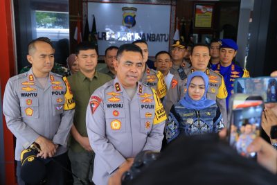 Kapolda Sumut Tinjau Arus Mudik di Labuhanbatu, Pastikan Personel Siaga