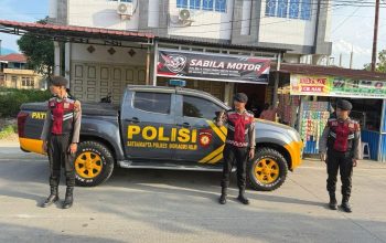 Antisipasi Gangguan Kamtibmas, Polisi Lakukan Patroli Rutin di Tembilahan