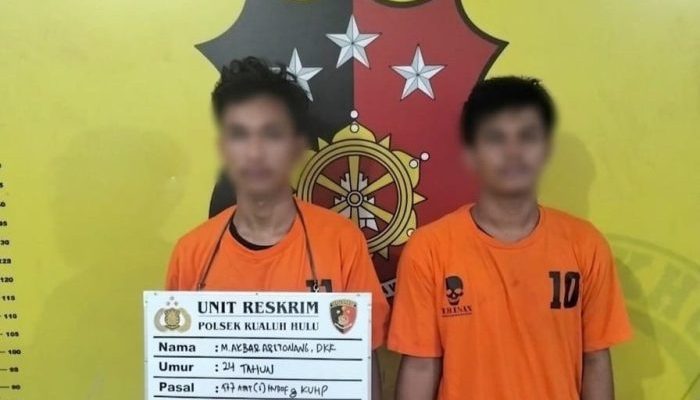 Curat di Parkiran Indomaret, Dua Pelaku Dibekuk Polsek Kualuh Hulu