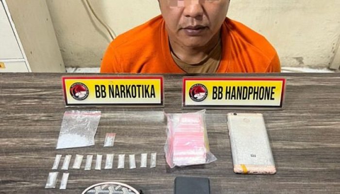 Polres Indragiri Hilir Amankan Terduga Pengedar Sabu di Tembilahan Hulu