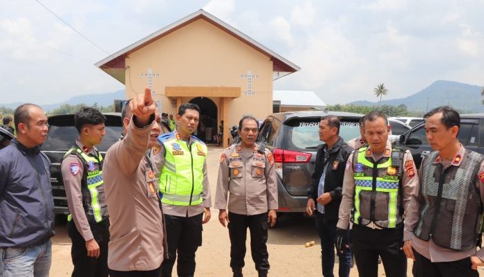 Jamin Ibadah Aman, Polres Musi Rawas Lakukan Sterilisasi Sejumlah Gereja