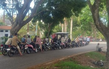 Pasokan BBM 50 Ton per Hari, Antrean Panjang di Bengkalis Masih Terjadi