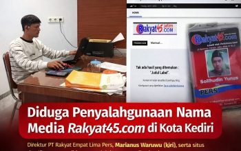 PT Rakyat Empat Lima Pers Keberatan, Ada Dugaan Penyalahgunaan Identitas Media di Kediri