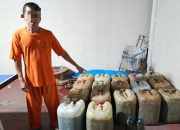 Diduga Timbun Pertalite, Warga Enok Ditangkap Satreskrim Polres Inhil