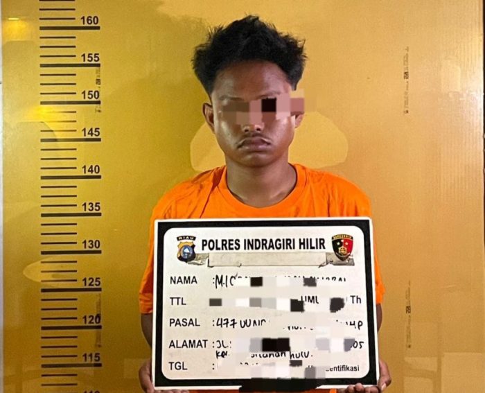 Pencurian di Warung Warga Tembilahan Terungkap, Polisi Tangkap Satu Tersangka