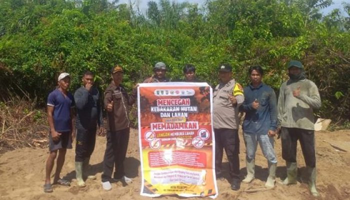 Edukasi Warga, Polisi Ingatkan Larangan Membakar Lahan