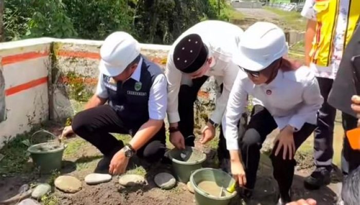 Gubernur Sumsel Resmikan Pembangunan Jembatan Air Lawai