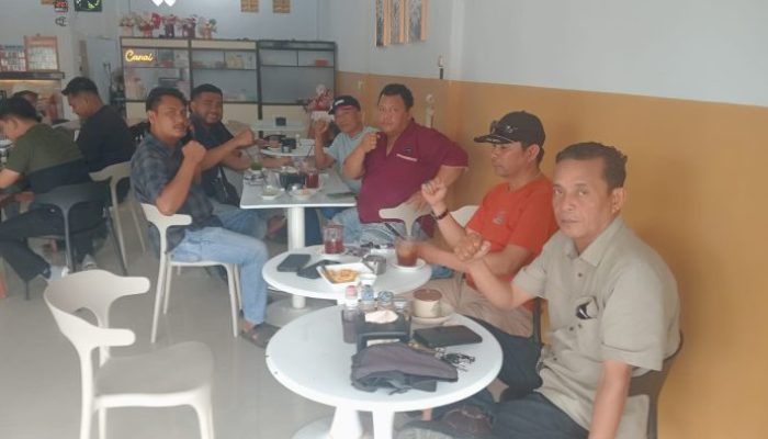 Ngopi Bareng, PJID Riau Perkuat Sinergi dengan Media dan Pemuda di Inhil