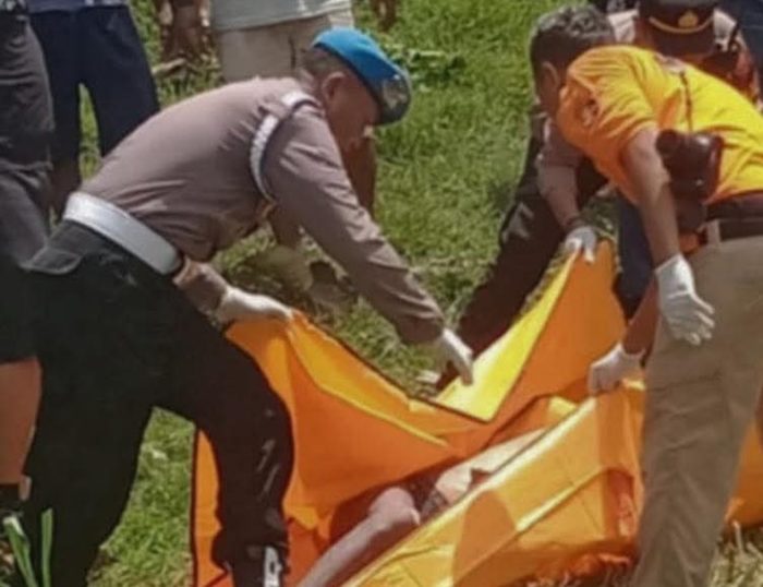 Mayat Pria Tanpa Identitas Ditemukan Tersangkut di Irigasi Megaluh
