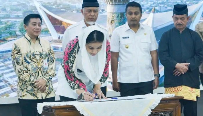 Hadiri Musrenbang Sumbar, Bupati Dharmasraya Dorong Perbaikan Jalan Provinsi