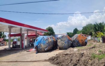 Revitalisasi SPBU BUMD Bengkalis Molor, Operasional Belum Jelas