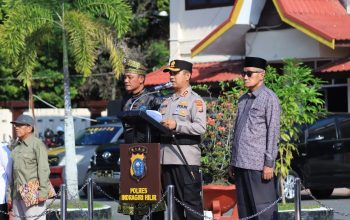 Sinergi Polri dan Masyarakat, Sabuk Kamtibmas 2026 Resmi Dicanangkan di Inhil