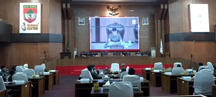 Paripurna DPRD Musi Rawas, Wakil Bupati Sampaikan Nota Pengantar LKPJ 2025