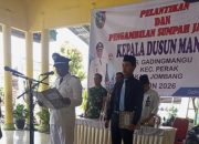 Resmi Menjabat, Hendrik Nova Siap Jalankan Amanah sebagai Kadus Mangu