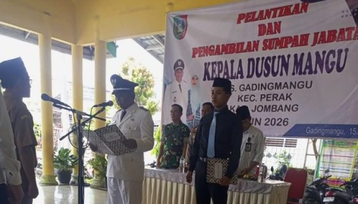 Resmi Menjabat, Hendrik Nova Siap Jalankan Amanah sebagai Kadus Mangu