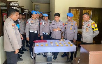 Sidak Internal, Polres Inhil Periksa Urine Personel Polsek Reteh