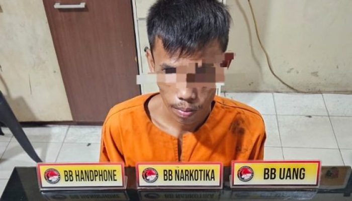 Satresnarkoba Polres Inhil Tangkap Pria 26 Tahun Diduga Pengedar Sabu