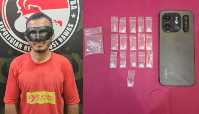 Satnarkoba Polres Musi Rawas Tangkap Terduga Pengedar Sabu di BTS Ulu