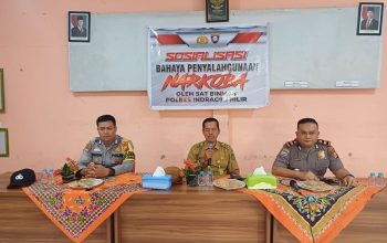Cegah Penyalahgunaan Narkoba, Sat Binmas Polres Inhil Libatkan Masyarakat