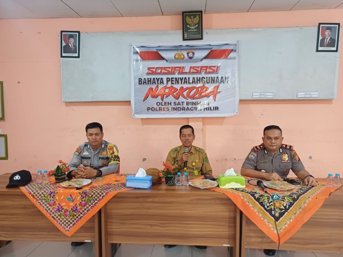 Cegah Penyalahgunaan Narkoba, Sat Binmas Polres Inhil Libatkan Masyarakat