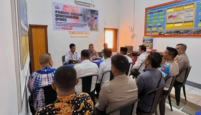 FGD Polsek Tembilahan Hulu Bahas Narkoba, Keamanan, dan Peran Masyarakat