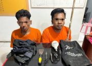 Polsek Kateman Ungkap Pencurian Sarang Walet, Dua Pelaku Ditangkap