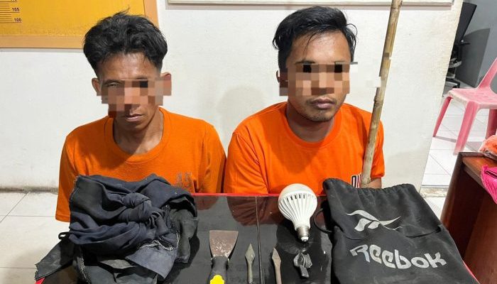 Polsek Kateman Ungkap Pencurian Sarang Walet, Dua Pelaku Ditangkap