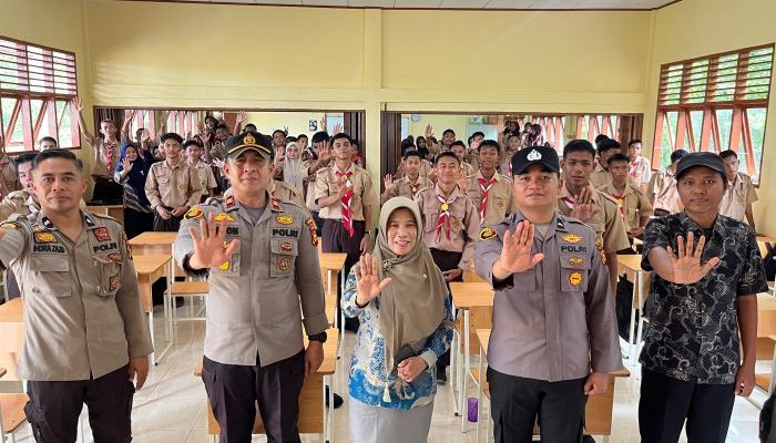 Polsek Concong Tanamkan Kesadaran Bahaya Narkoba di Kalangan Pelajar