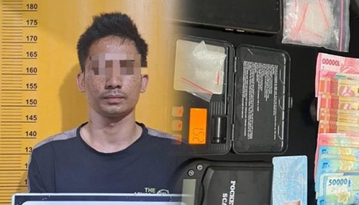Polsek Kemuning Amankan Pengedar Sabu, Barang Bukti 1,52 Gram Disita
